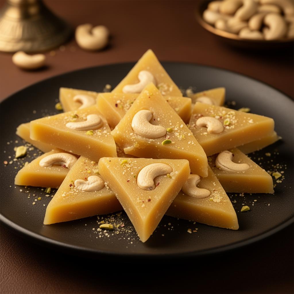 Kaju Katli (Cashew Fudge)